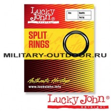 Кольца заводные Lucky John SPLIT RINGS 6.8мм/6кг 10шт.